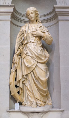 알렉산드리아의 성녀 가타리나_photo by Romainbehar_in the Church of Saint-Polycarpe in Lyon_France.jpg